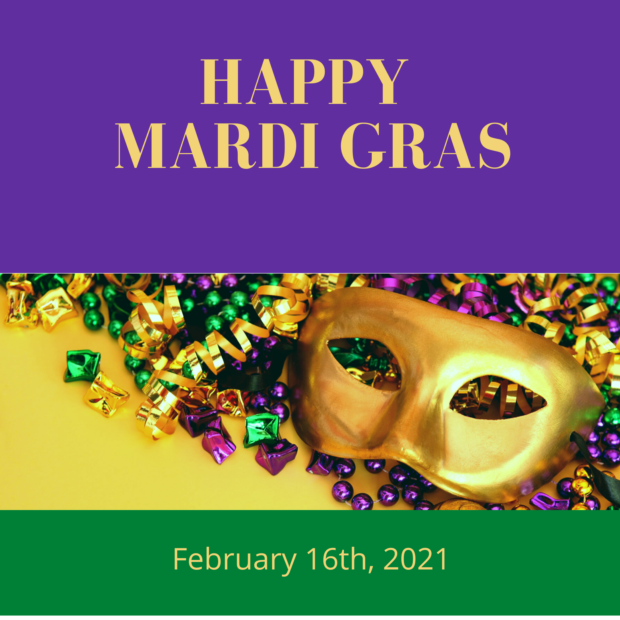 Happy Mardi Gras