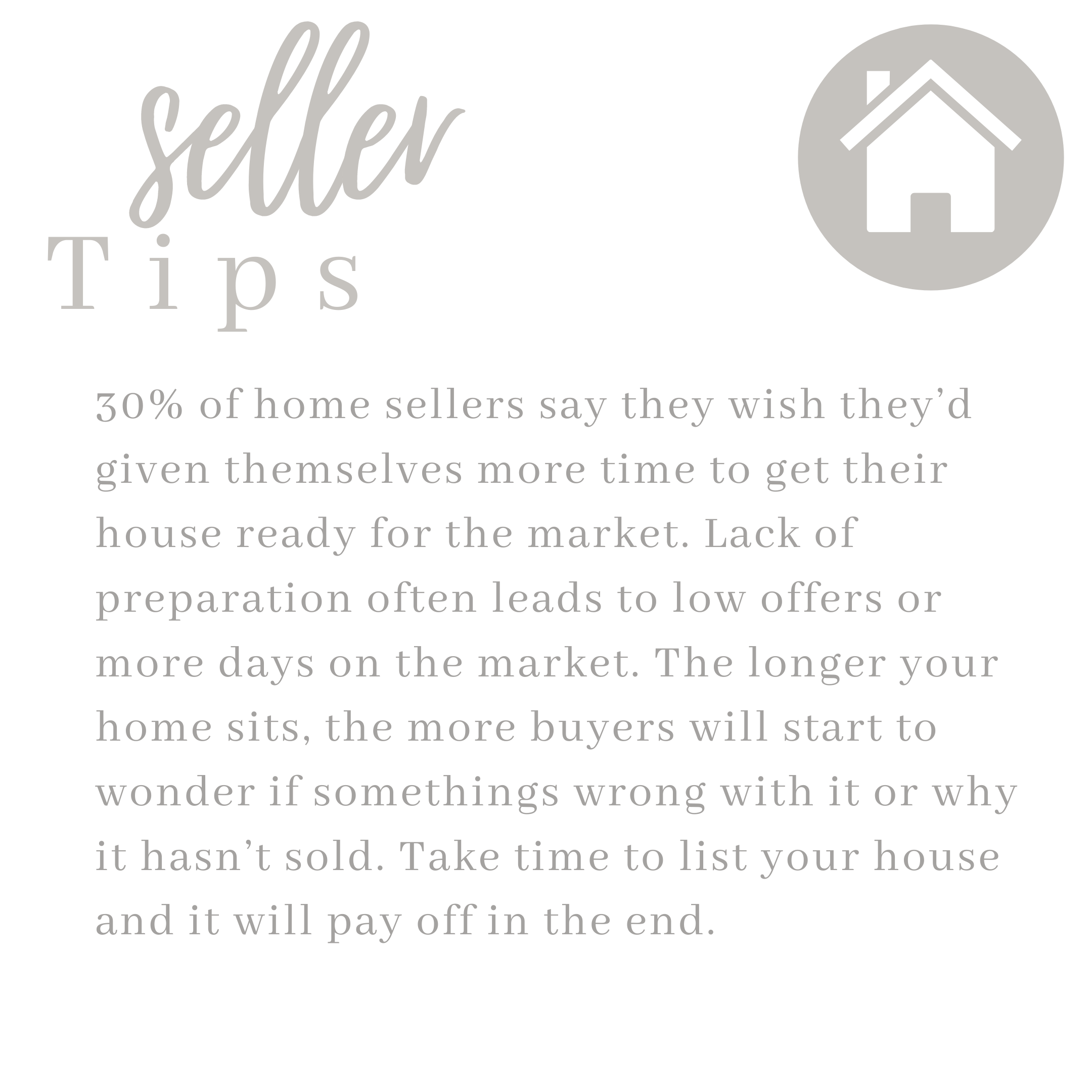 Real Estate – Seller’s Tip