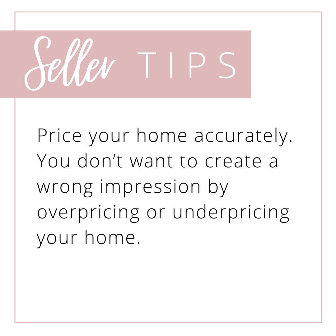 Seller’s Tip – Pricing your home for sale