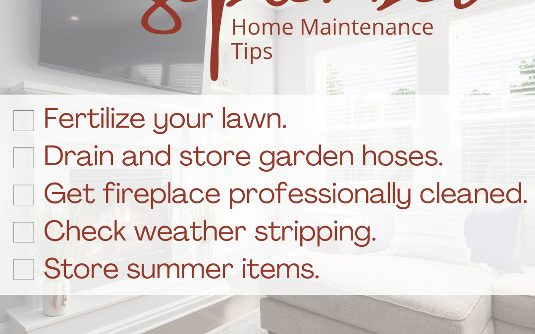September 1st – Home Maintenance Tips