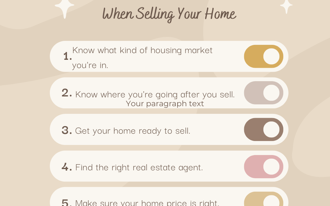 September 10th – Top 5 Tips when selling your home