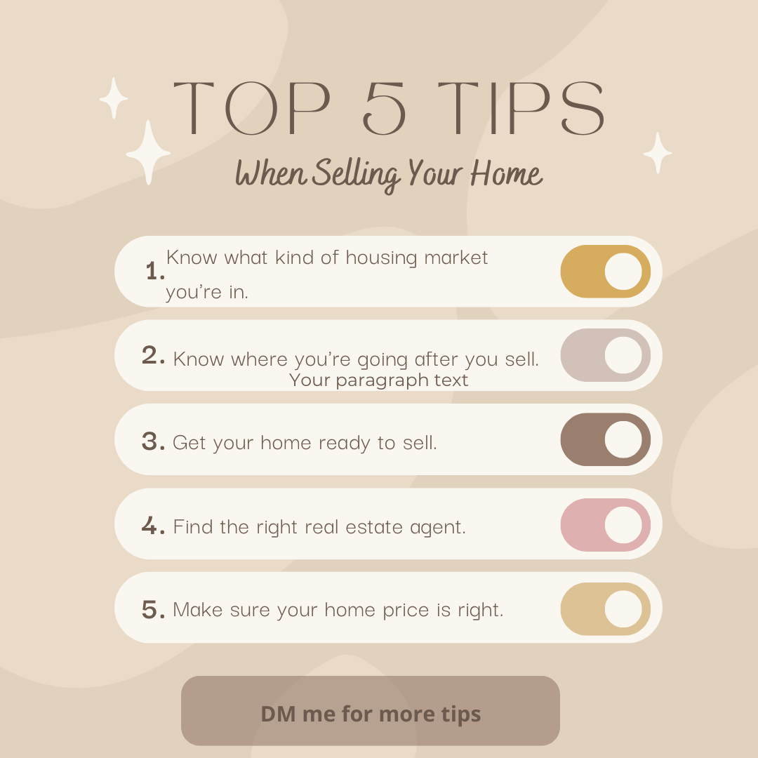 September 10th – Top 5 Tips when selling your home