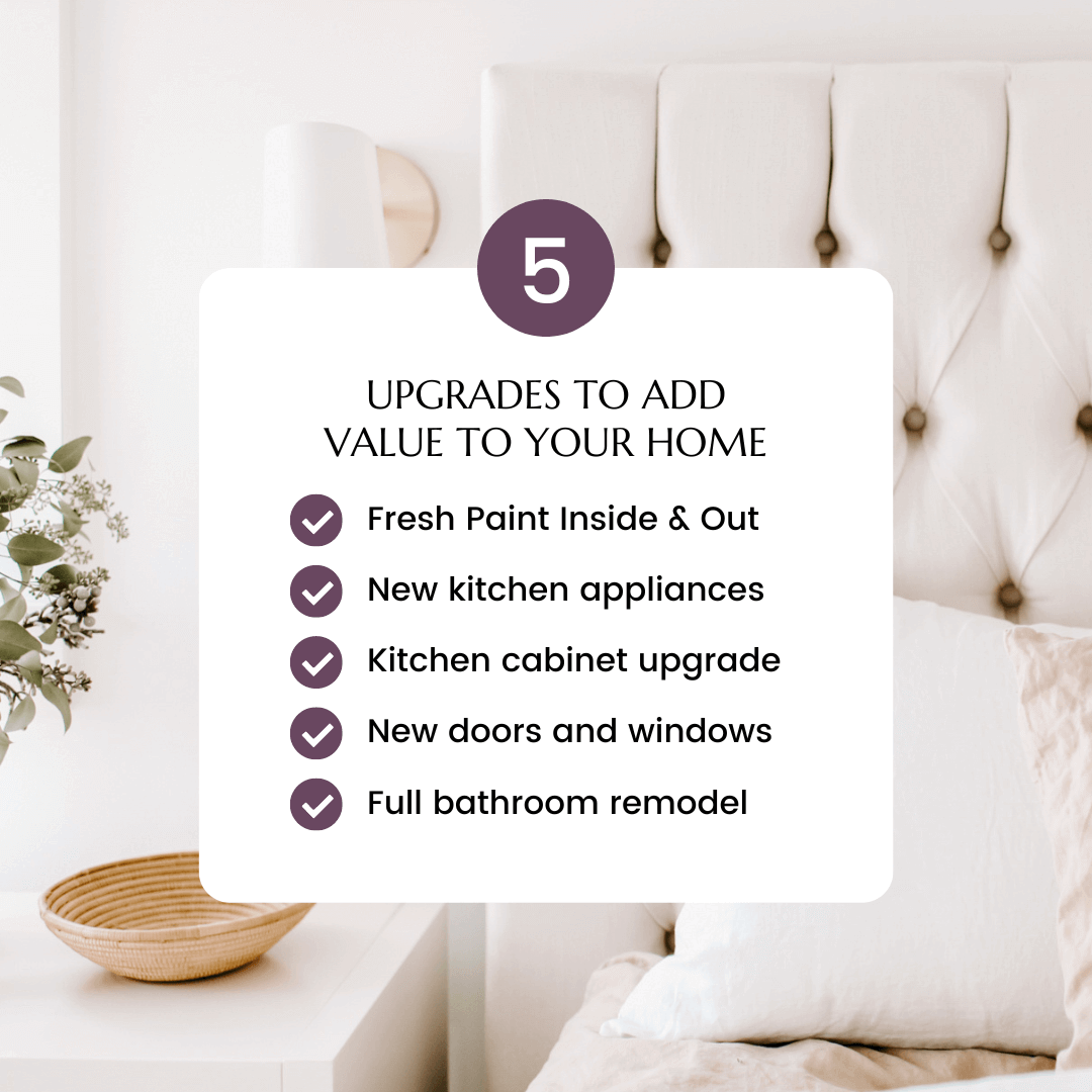 September 17th – Upgrades to Add Value to your home