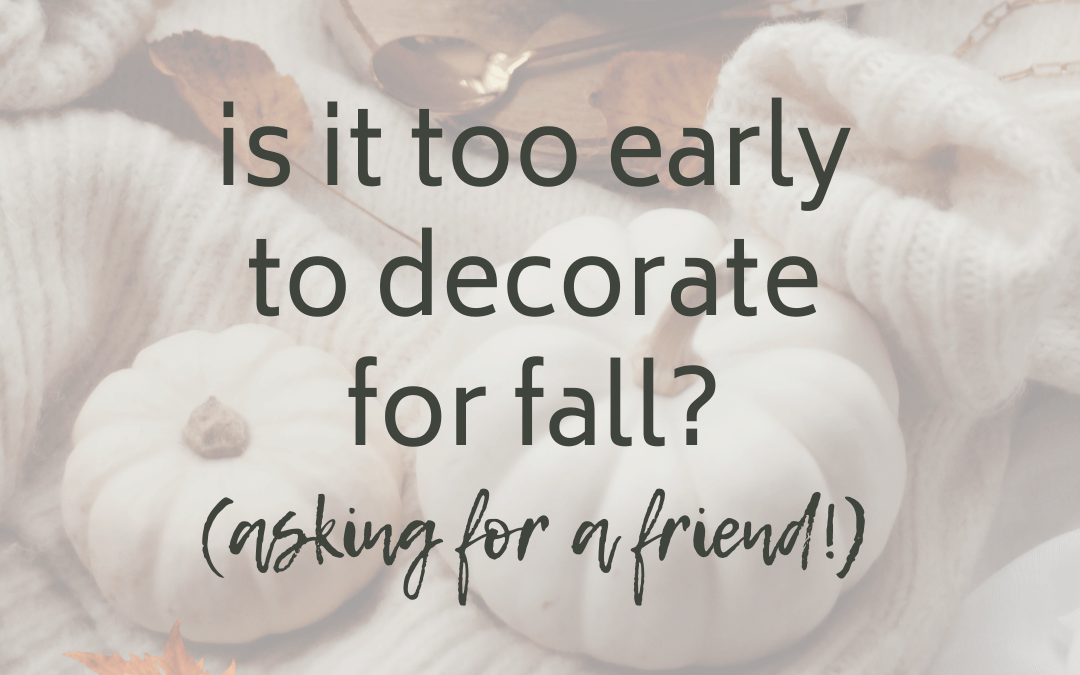 September 22nd – Fun post for fall