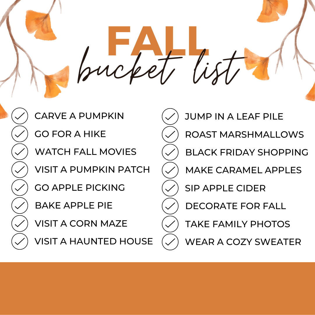 September 23rd – Fall Bucket List