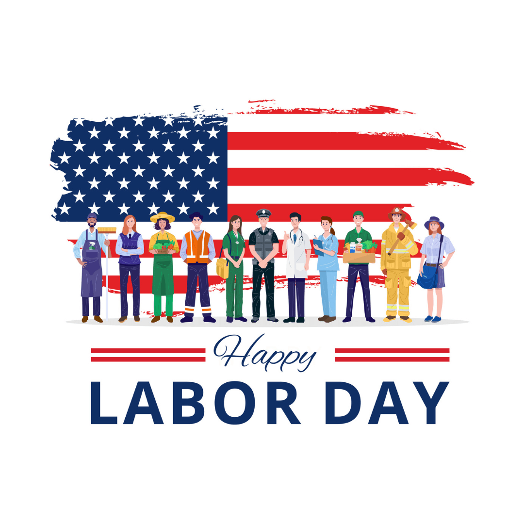 September 5th  – LABOR DAY