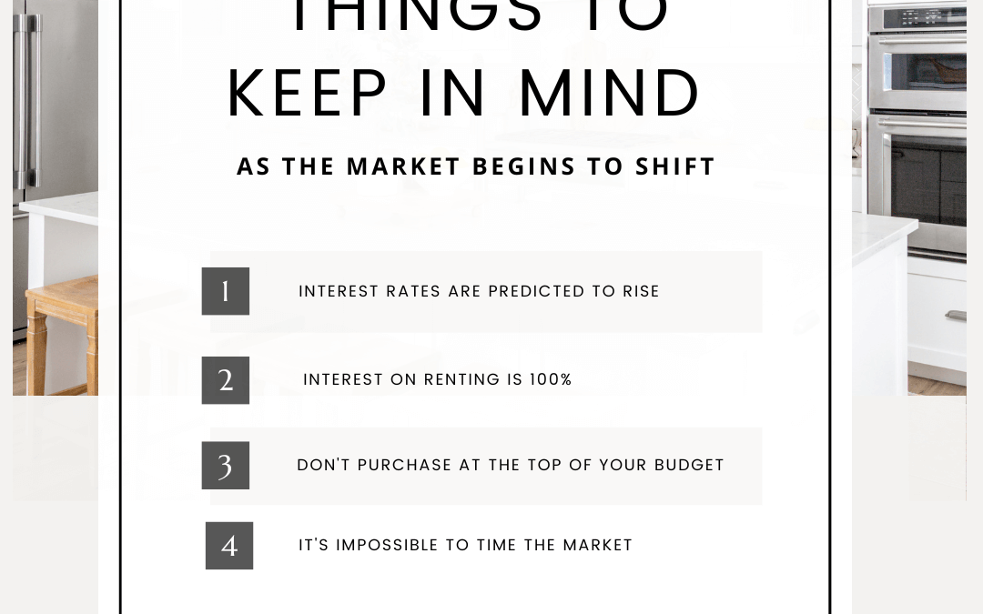 Things to keep in mind as the market is shifting