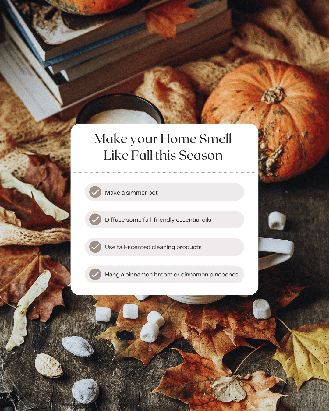 Nov. 28th – Make your house smell like fall this season