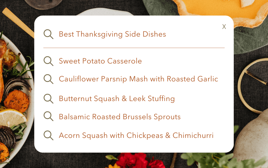 Nov. 10th Best Thanksgiving side Dishes