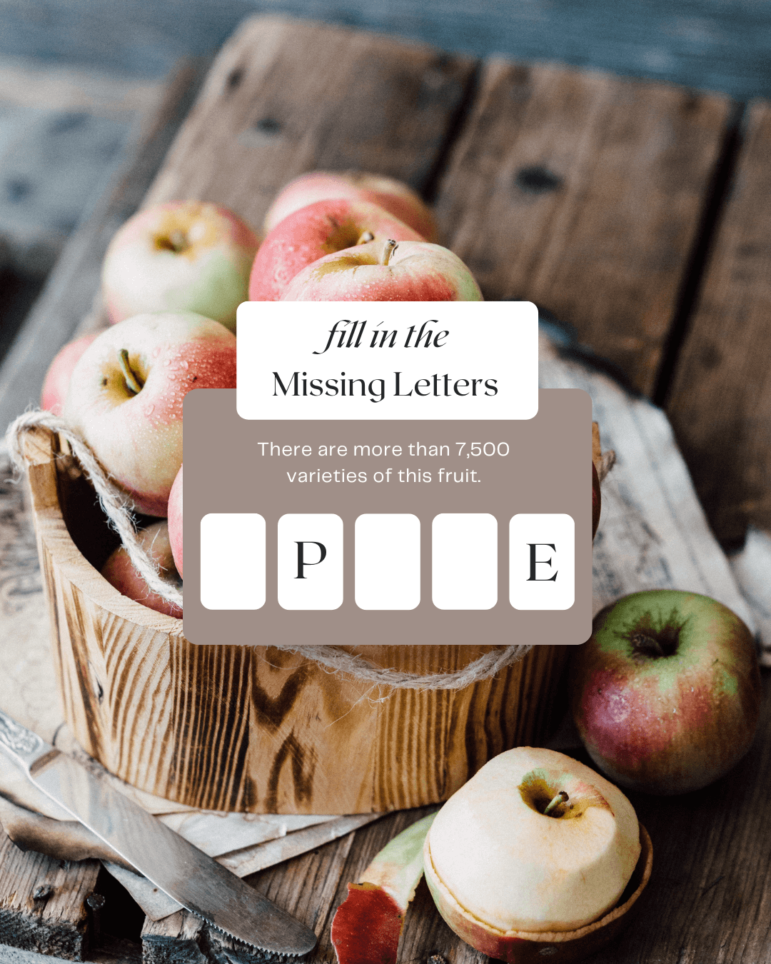 Nov. 27th – Fill in the missing letters