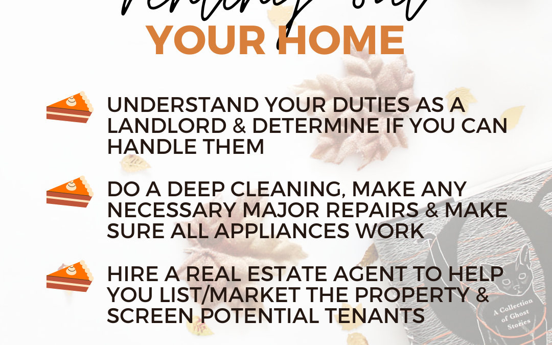 Nov. 6th – Tips for Renting out your home