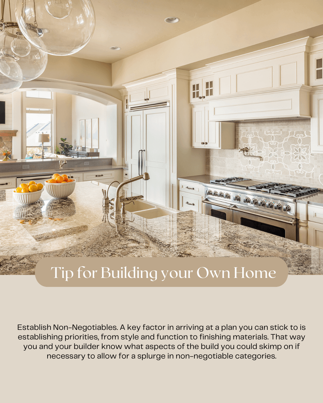 Oct. 5th – Tips for building your own home