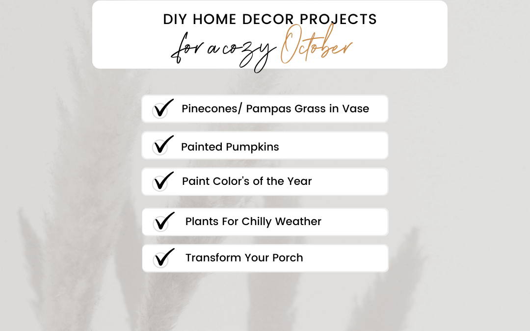 Oct. 8th – DIY Home Decor for October