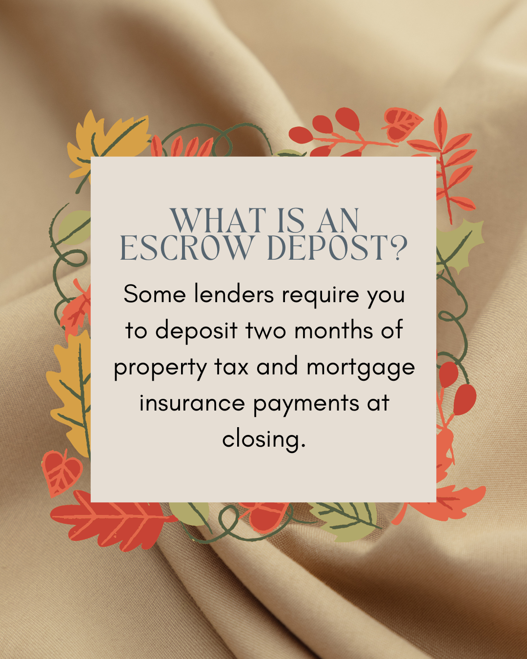 What Is An Escrow Deposit?