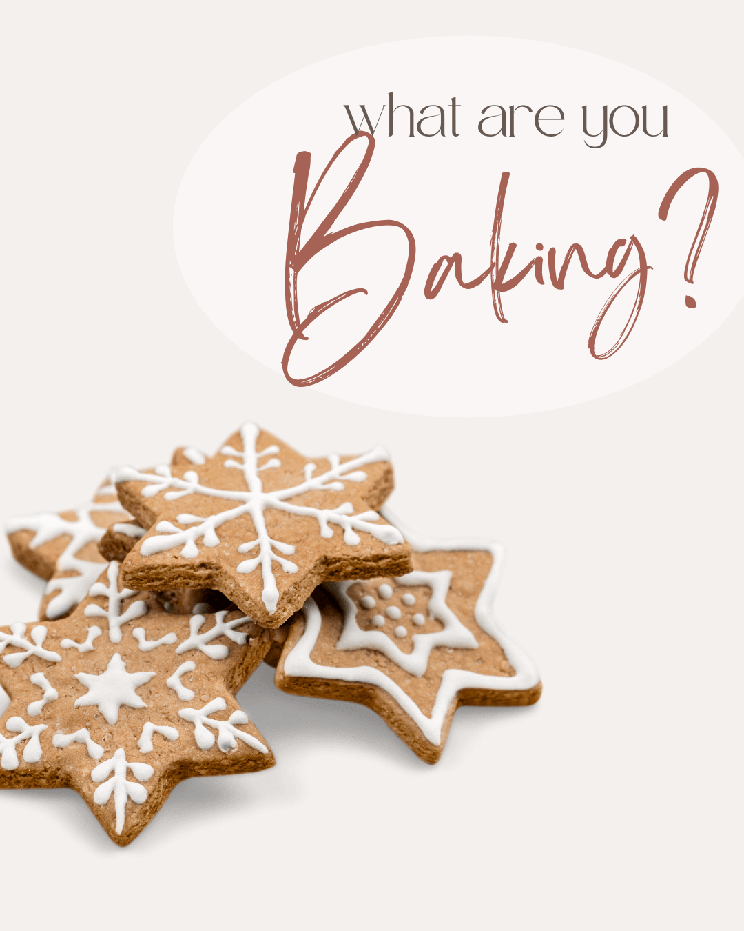 Dec. 3rd What are you baking?