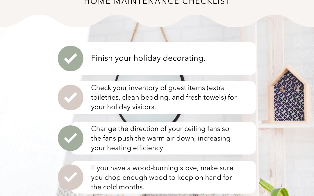 Dec. 1st Monthly Maintenance