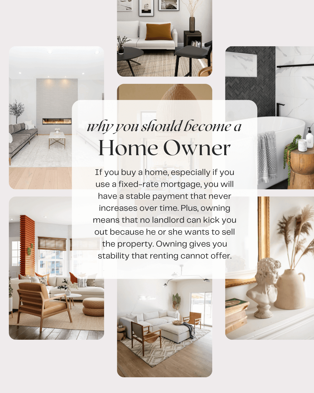 Jan. 10th – Why you should become a homeowner