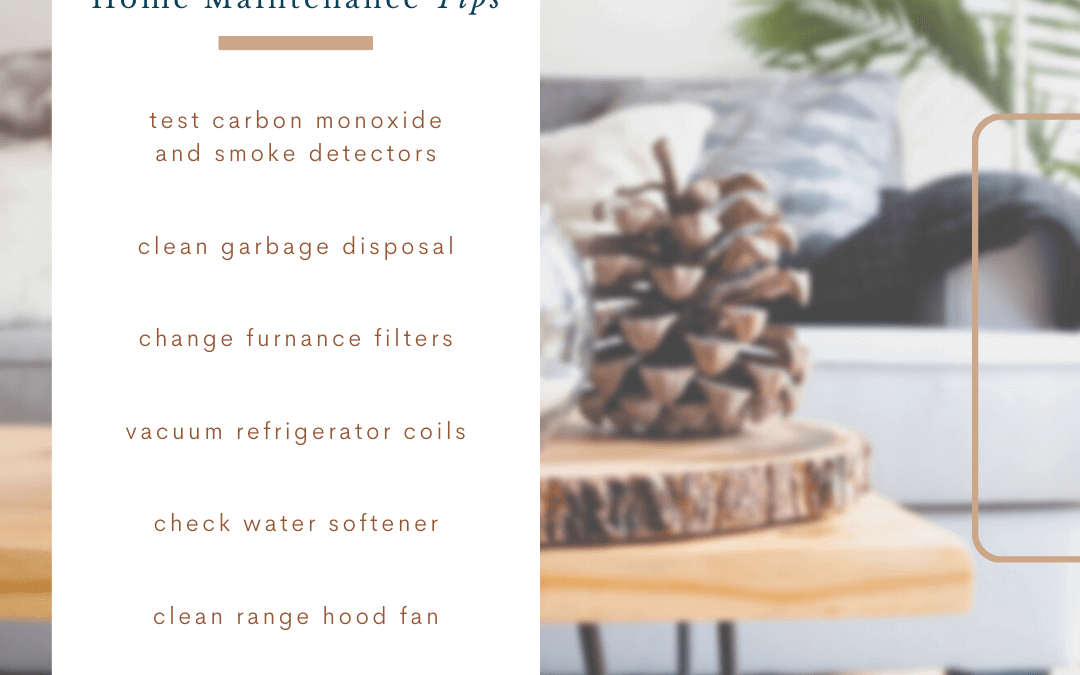 Jan. 1st Home Maintenance Tips