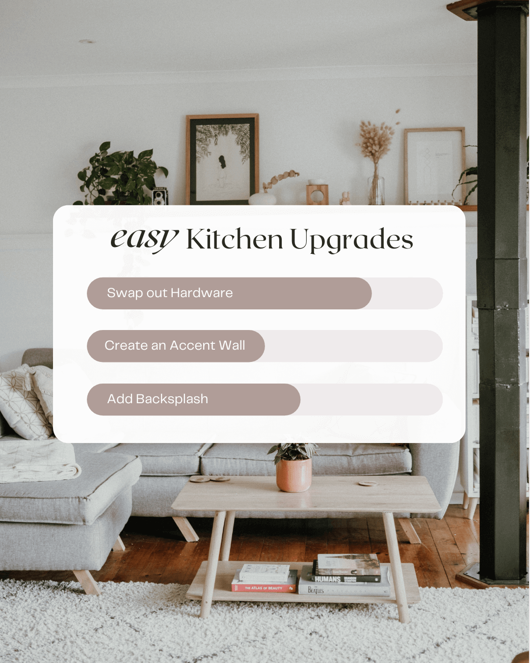 Jan. 20th Easy kitchen upgrades