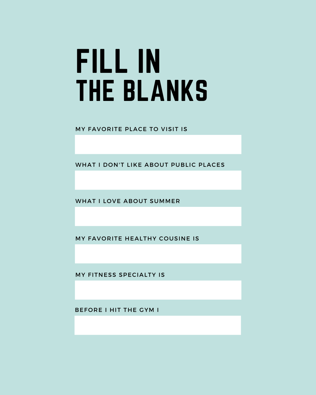 Jan. 29th – Fill in the blanks