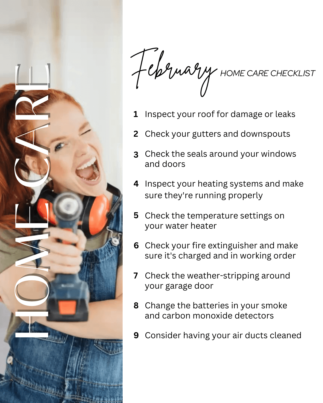 Feb. 1st home maintenance