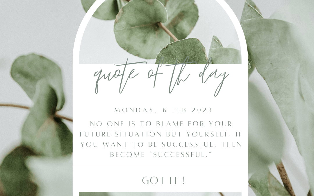 Feb. 6th – Monday Motivation