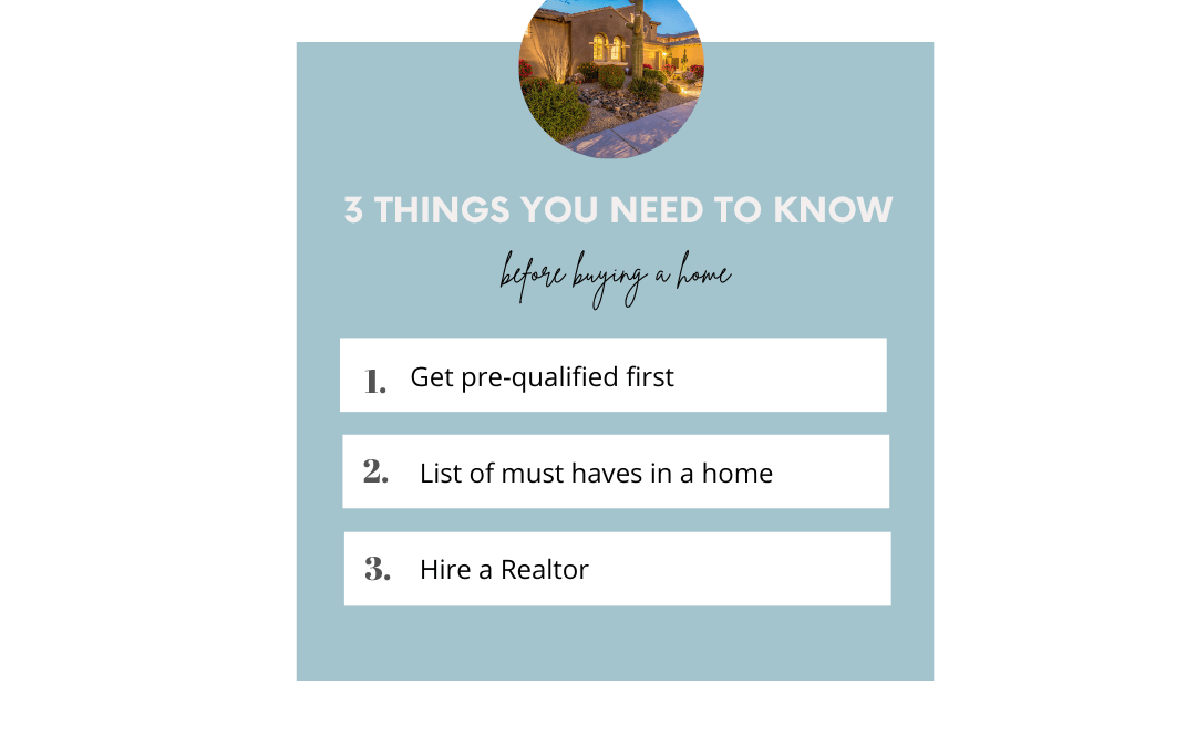 March 8th -3 things every homebuyer should know