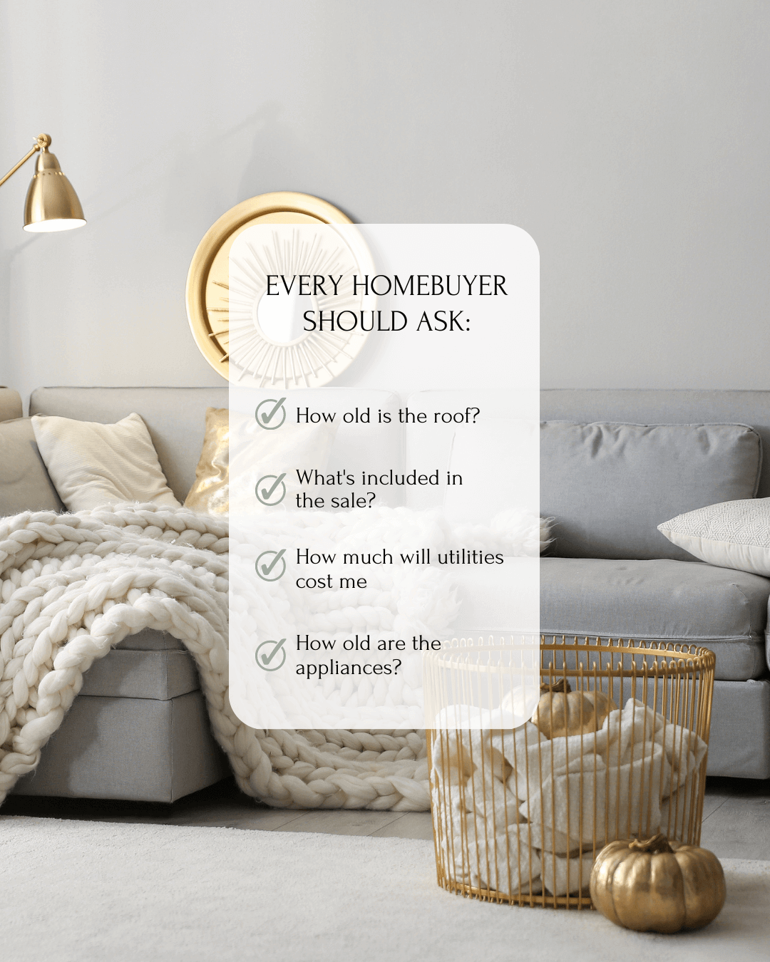 April 12th – Here are a few questions a homebuyer should ask