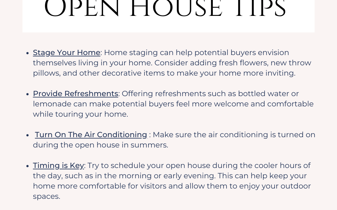 May 7th Open house tips – Tips & Listicles