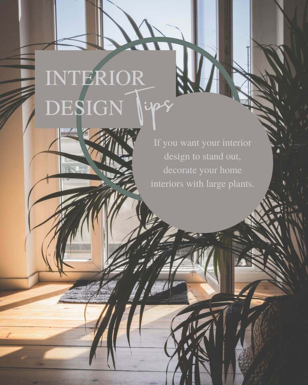 social media template Interior design tips