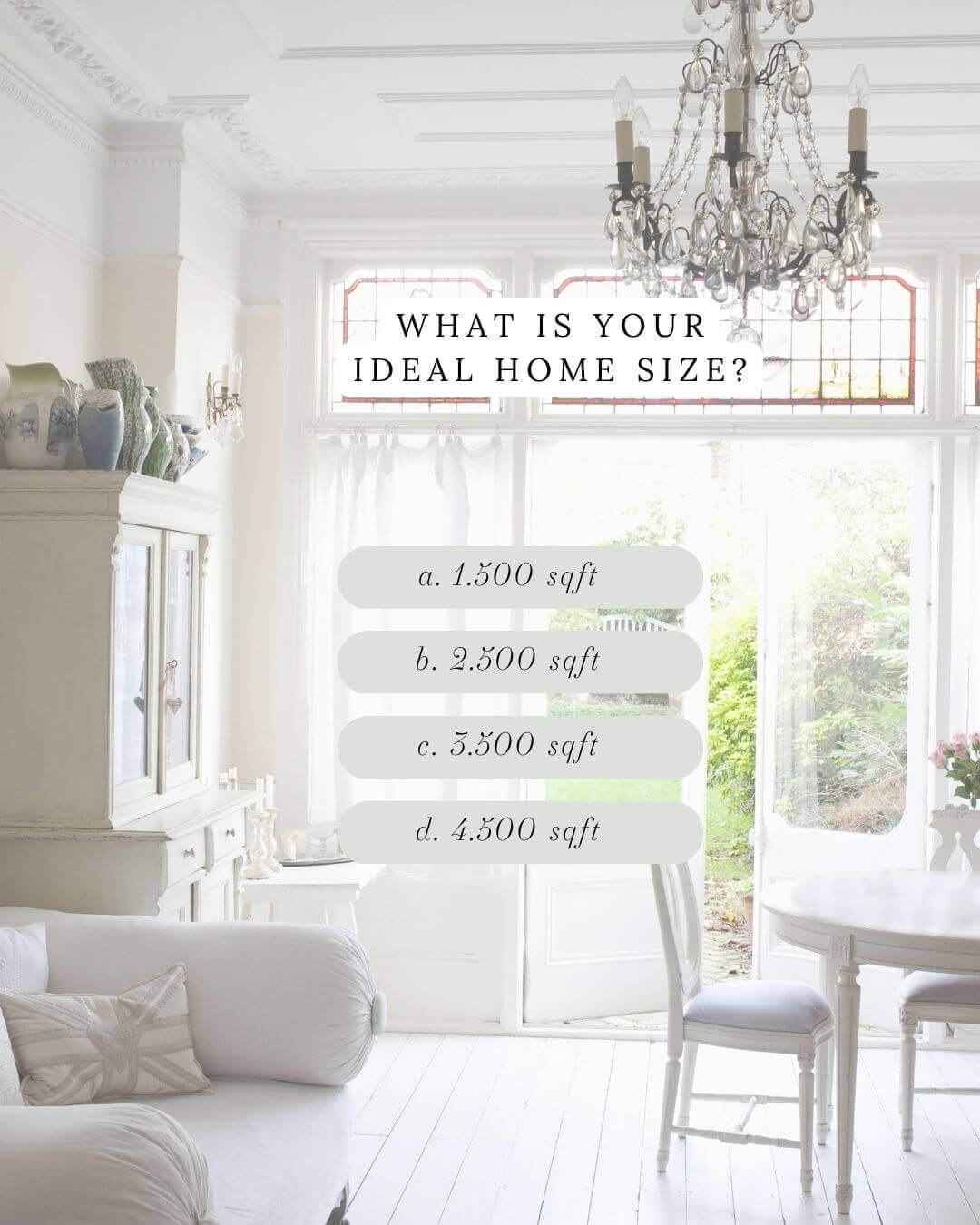 social media template ideal home size question