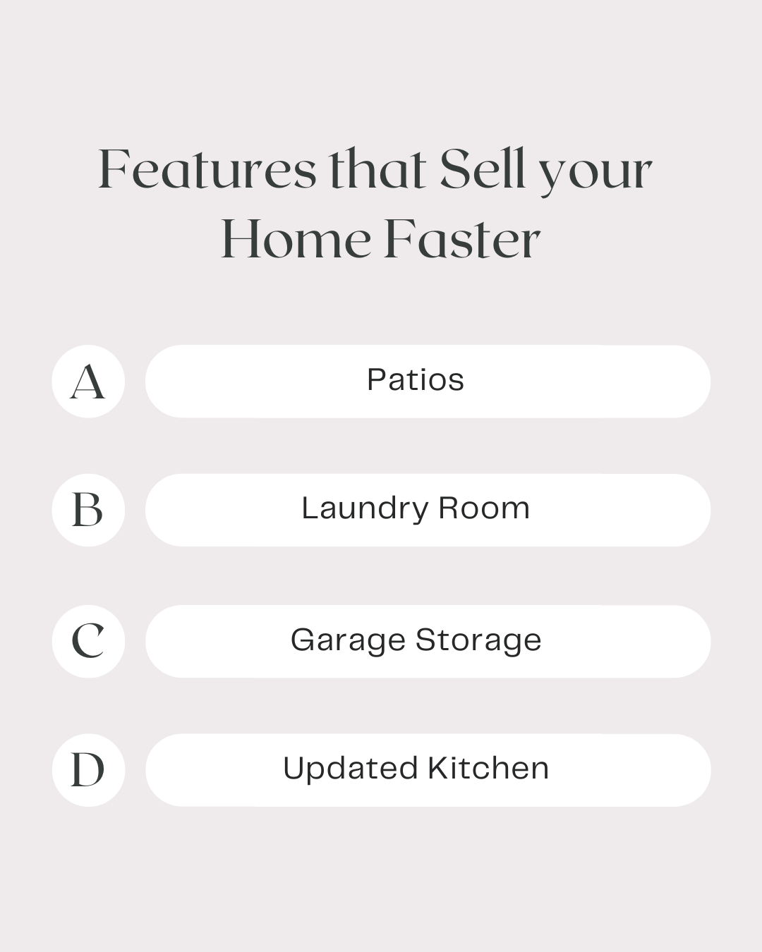 June 24th – Features to Sell Your Home Faster