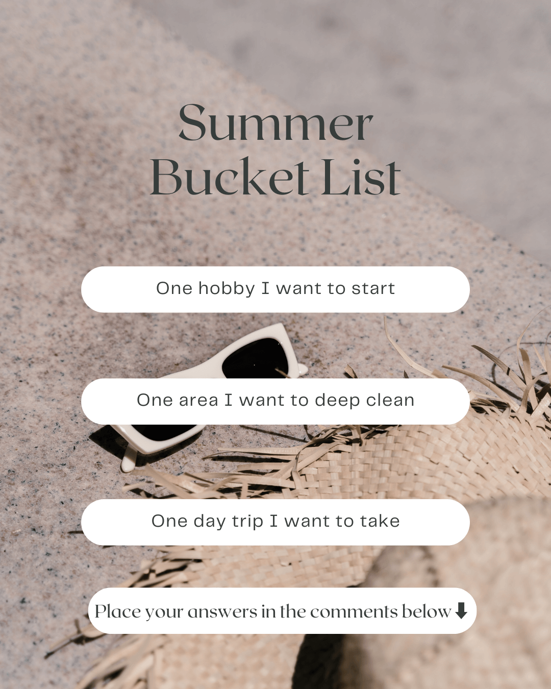 June 26th – Summer Bucket List