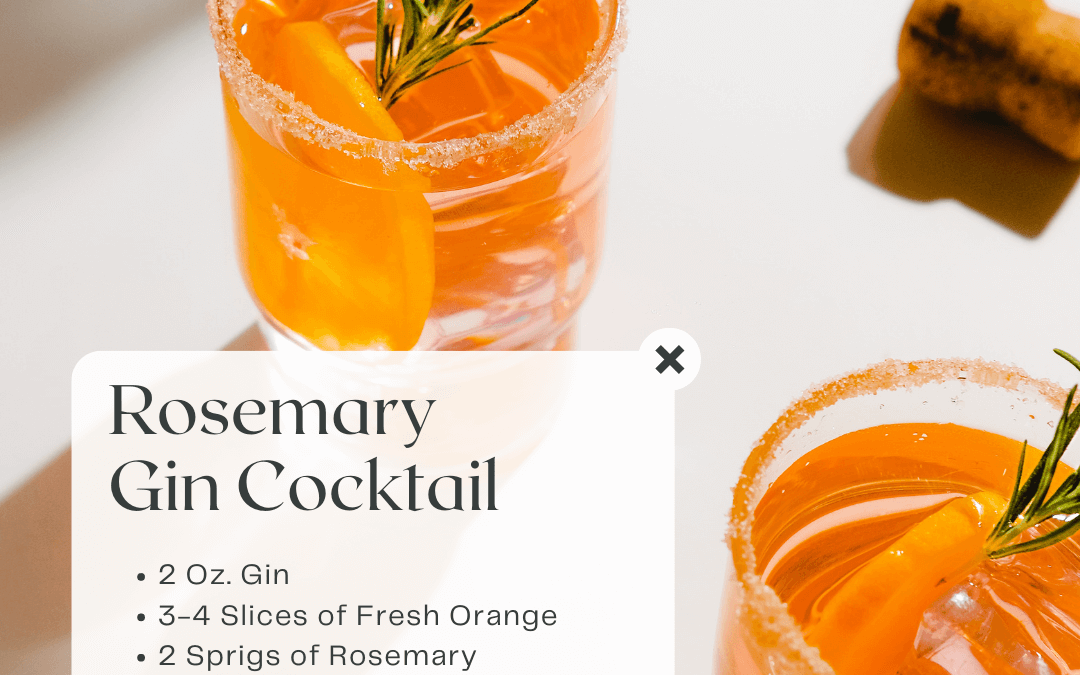 June 29th – Rosemary Gin cocktail