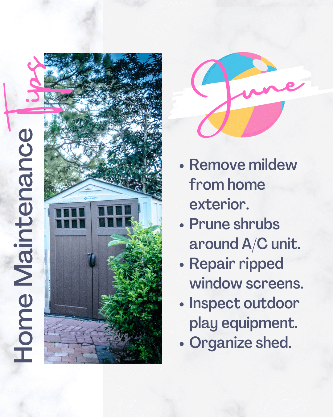 June 2nd – Monthly Maintenance Tips