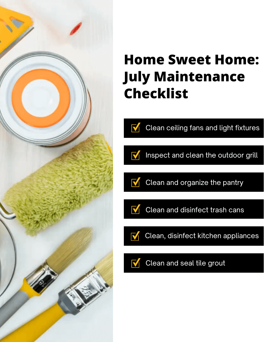 July 2nd – Monthly Maintenance