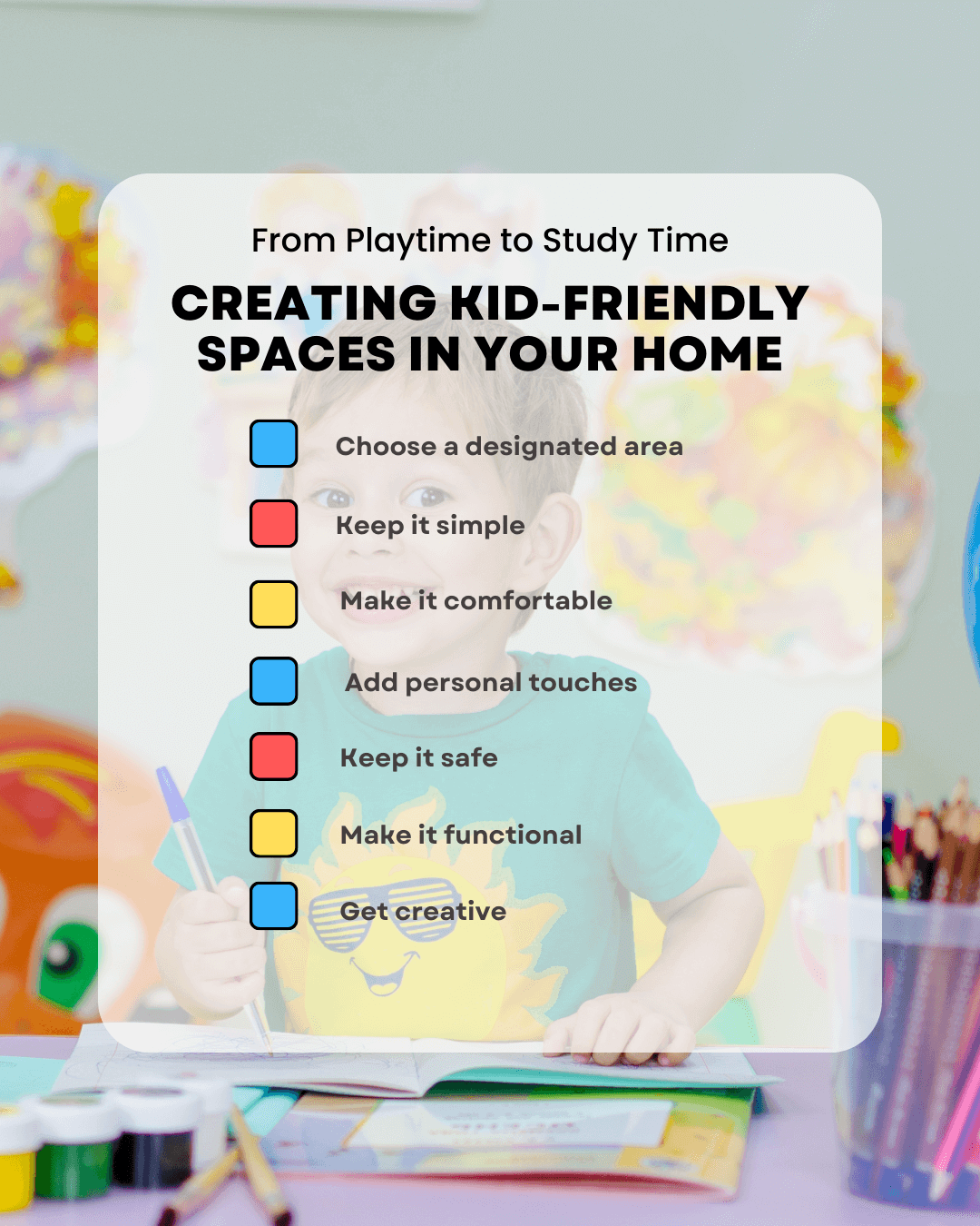 July 20th – Kid-Friendly Spaces