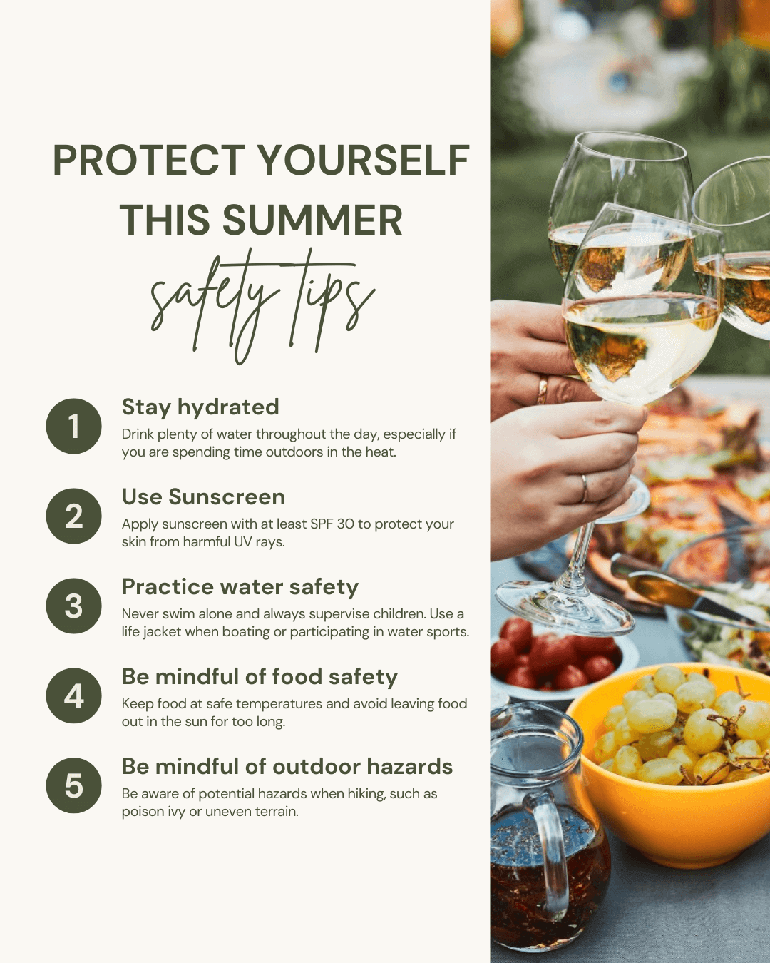 August 12th – Summer Safety Tips