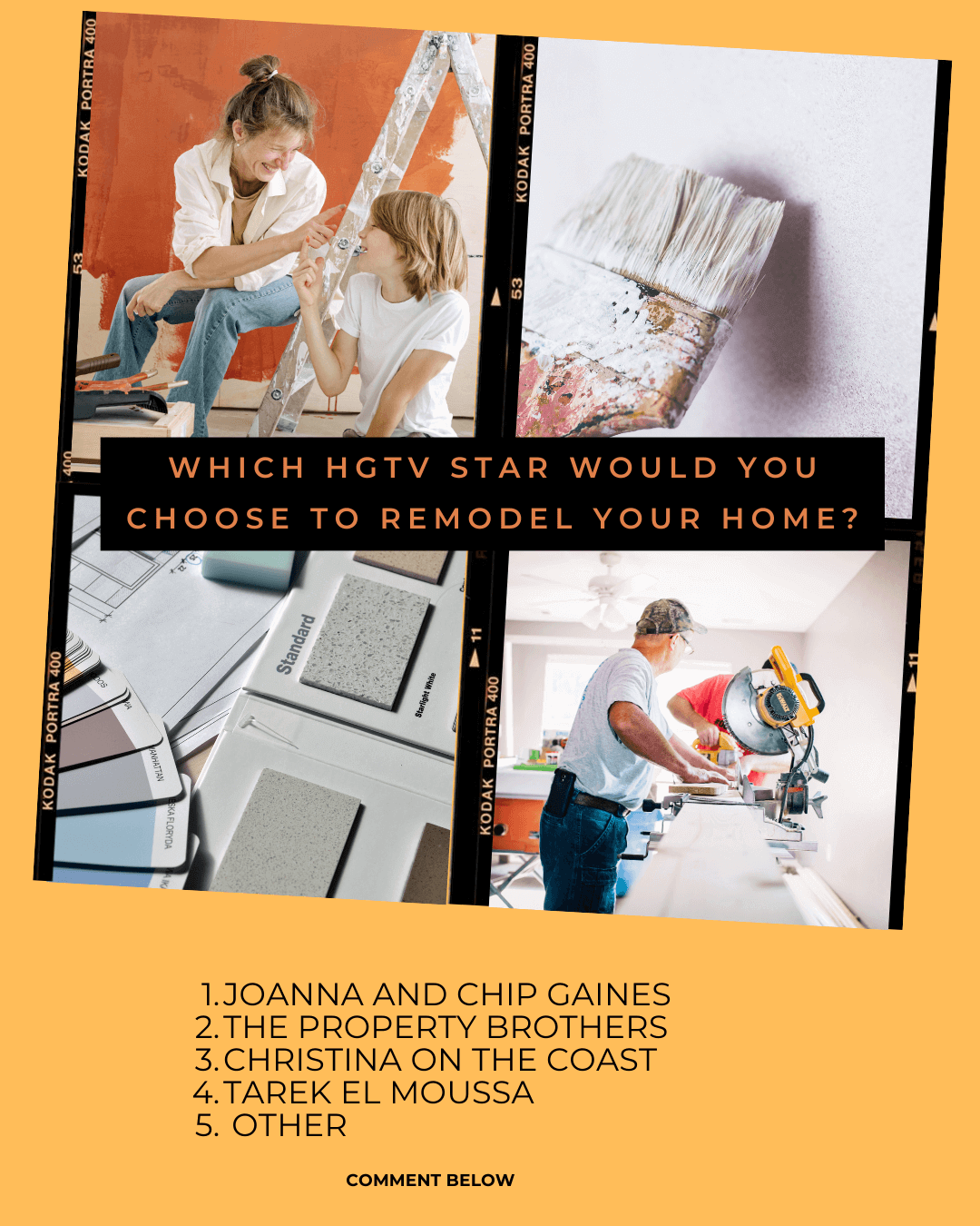 August 20th – HGTV Designers Question