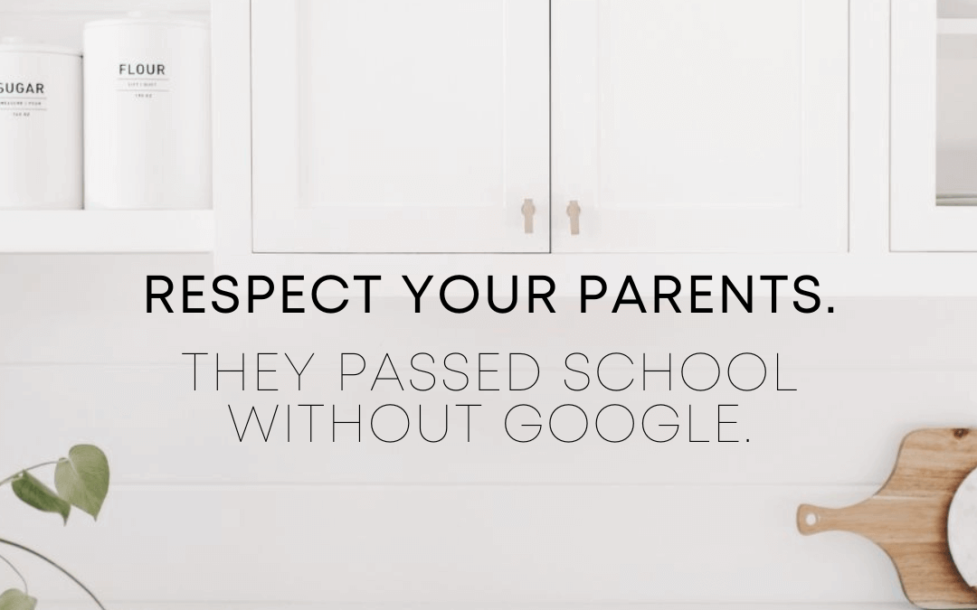 Sept. 18th – Respect Your Parents