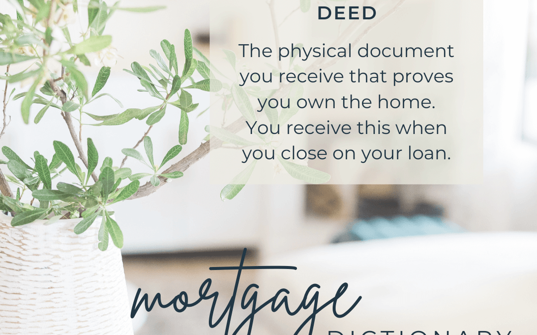 Sept. – Dictionary Deed