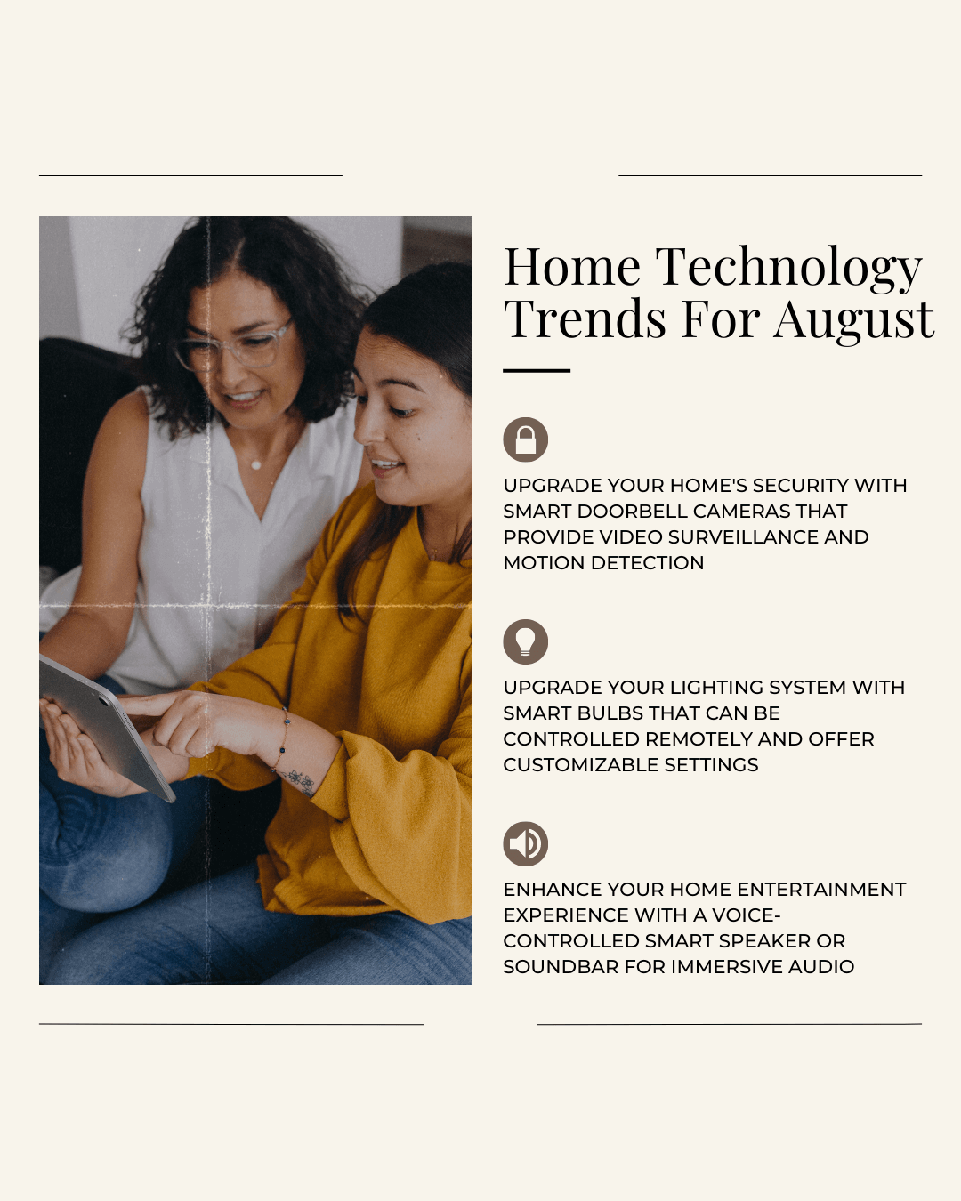 August 7th – Home Technology Trends