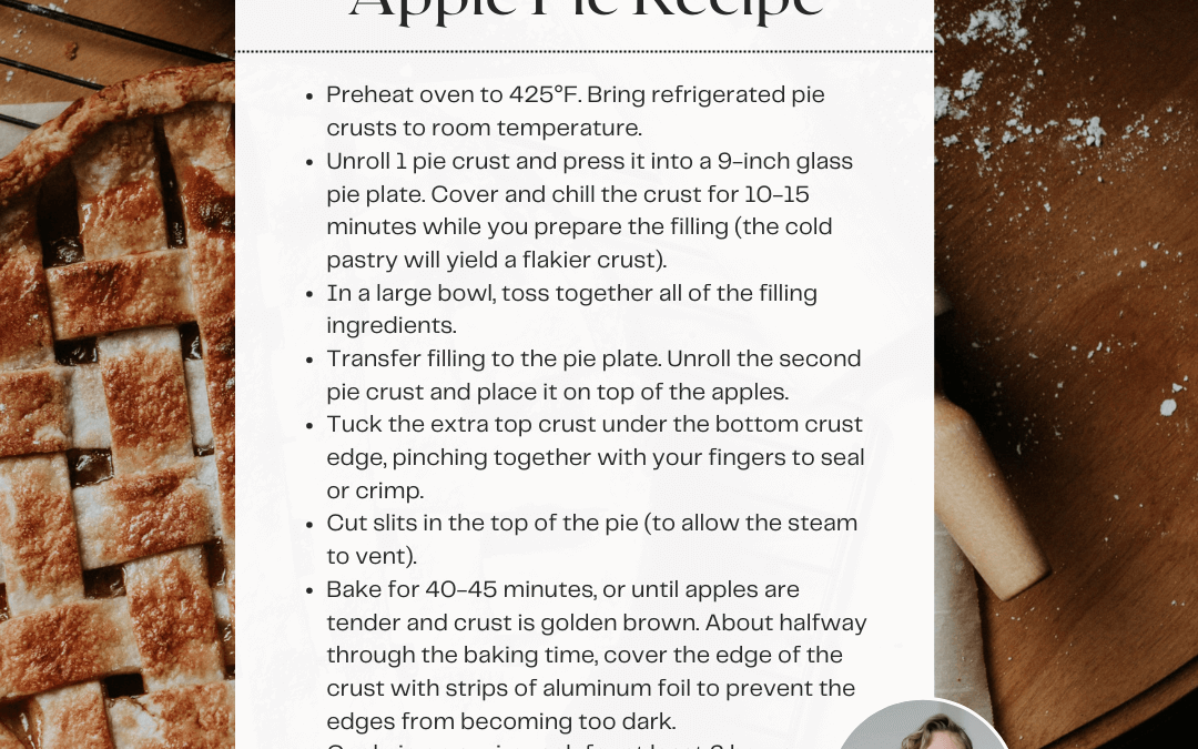 Nov. Apple Pie Recipe