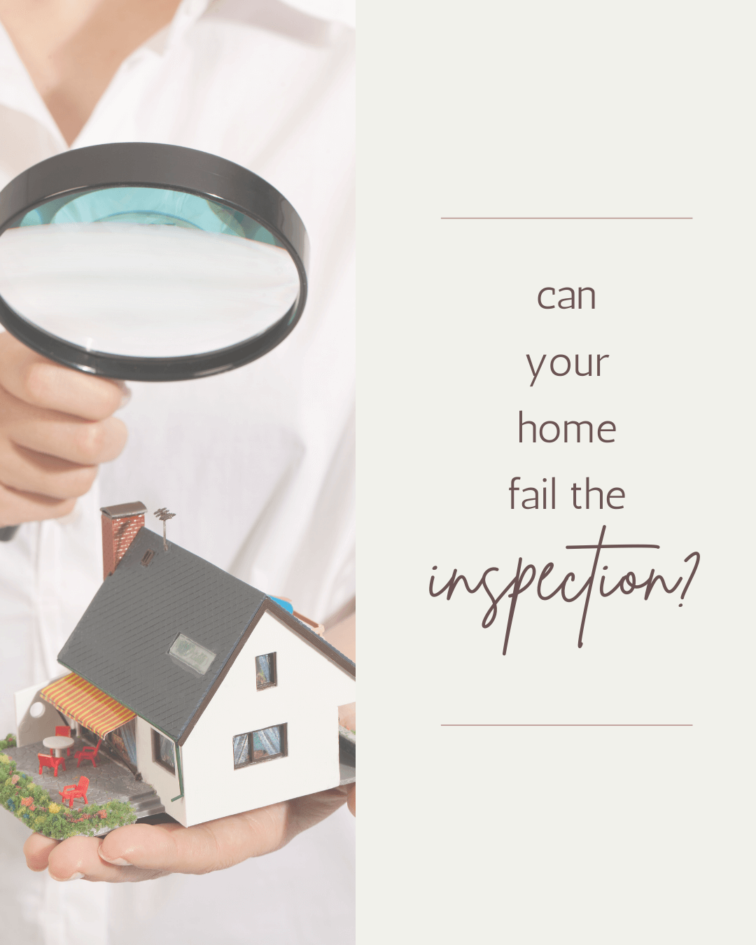 Nov. 15th – Fail a Home Inspection