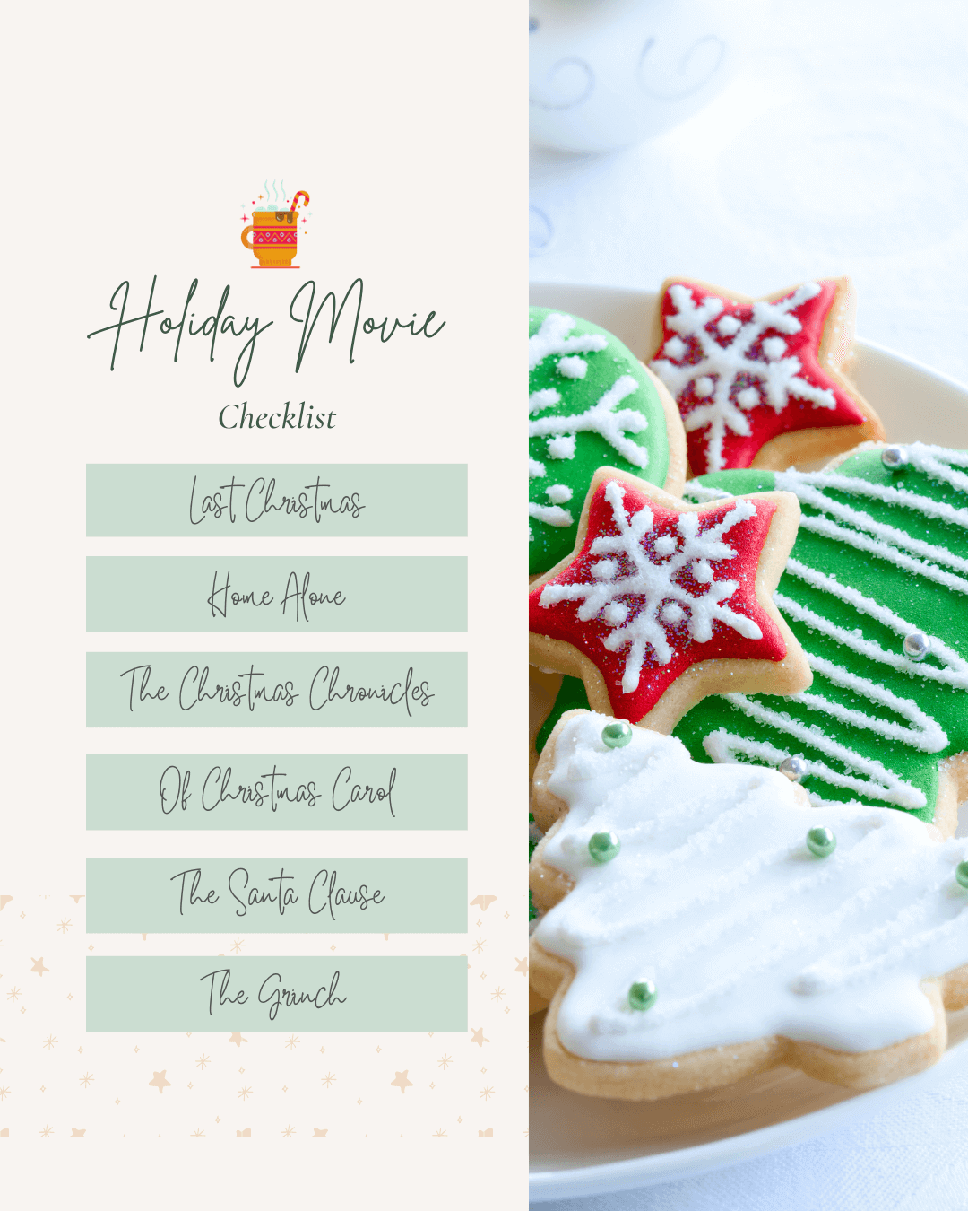 Dec. 22nd – Holiday Movie Checklist