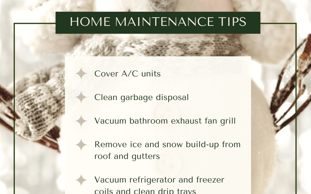Dec. 2nd – Home Maintenance Checklist
