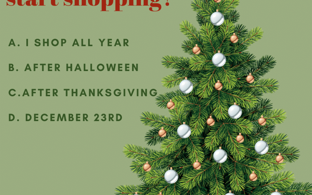 Dec. 3rd – Christmas Shopping