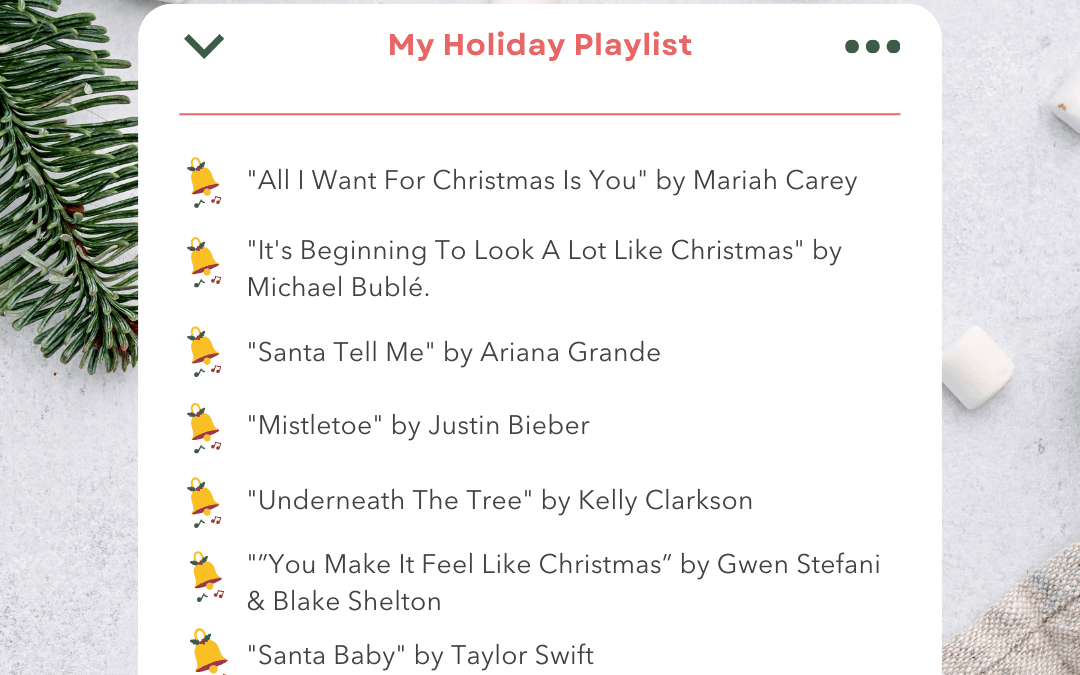 Dec. 4th – My Holiday Playlist