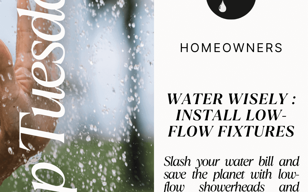 Jan. 16th – Tuesday Tip Water Wise