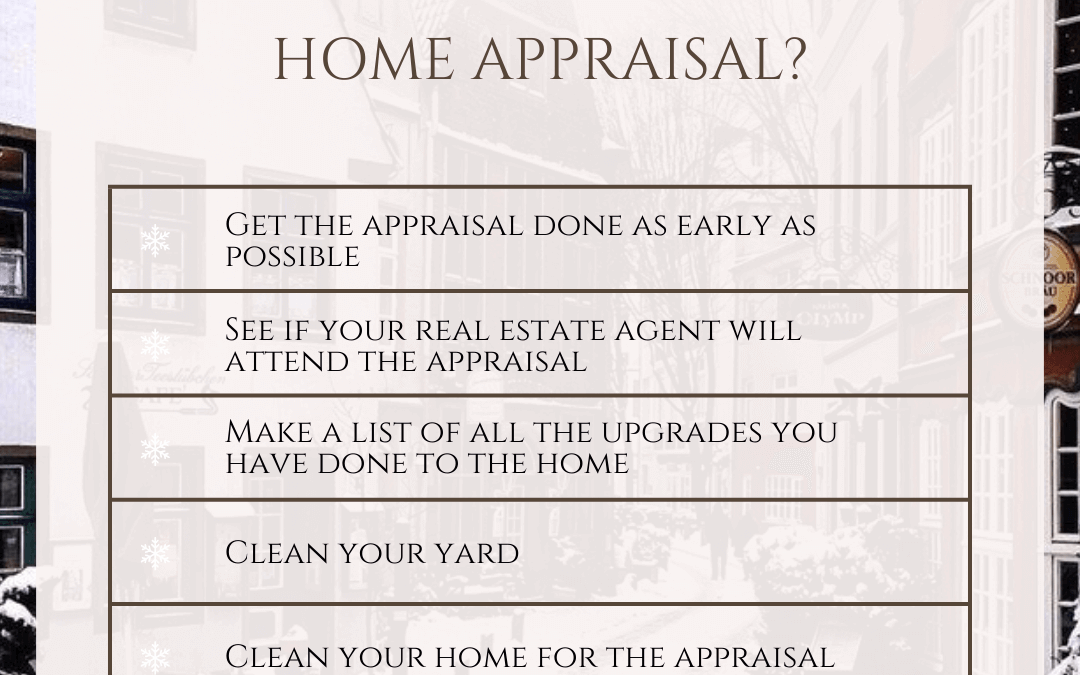 Jan. 26th – Prepare for a Home Appraisal